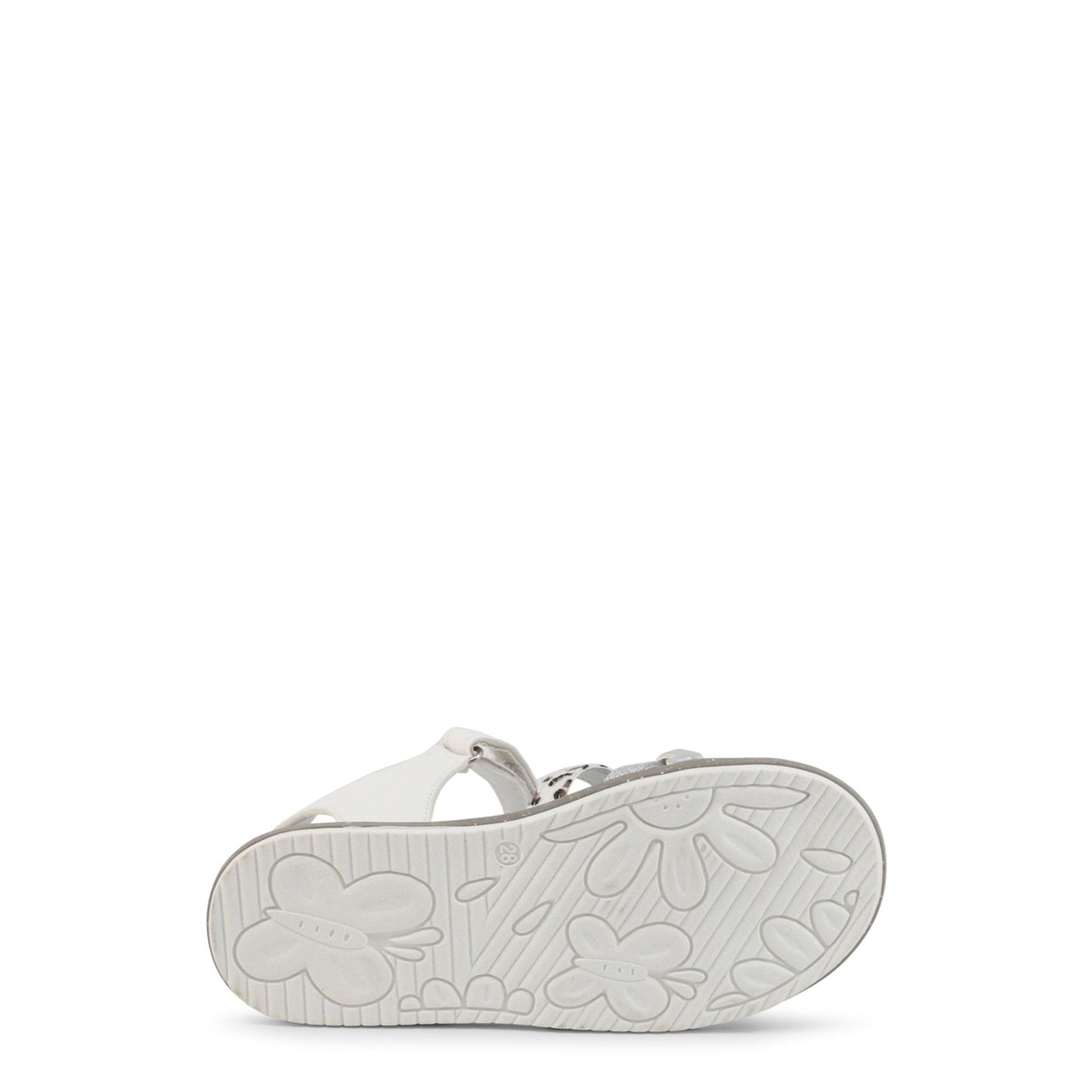 Sandali bambina bianco con strappo