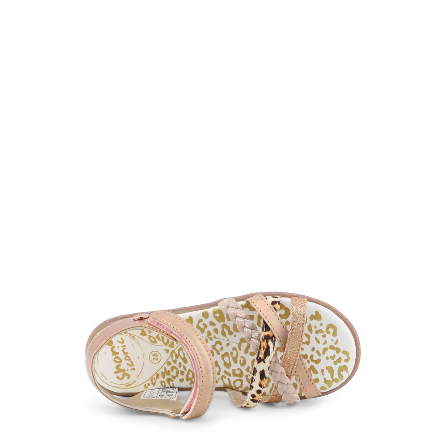 Sandali bambina nude con strappo