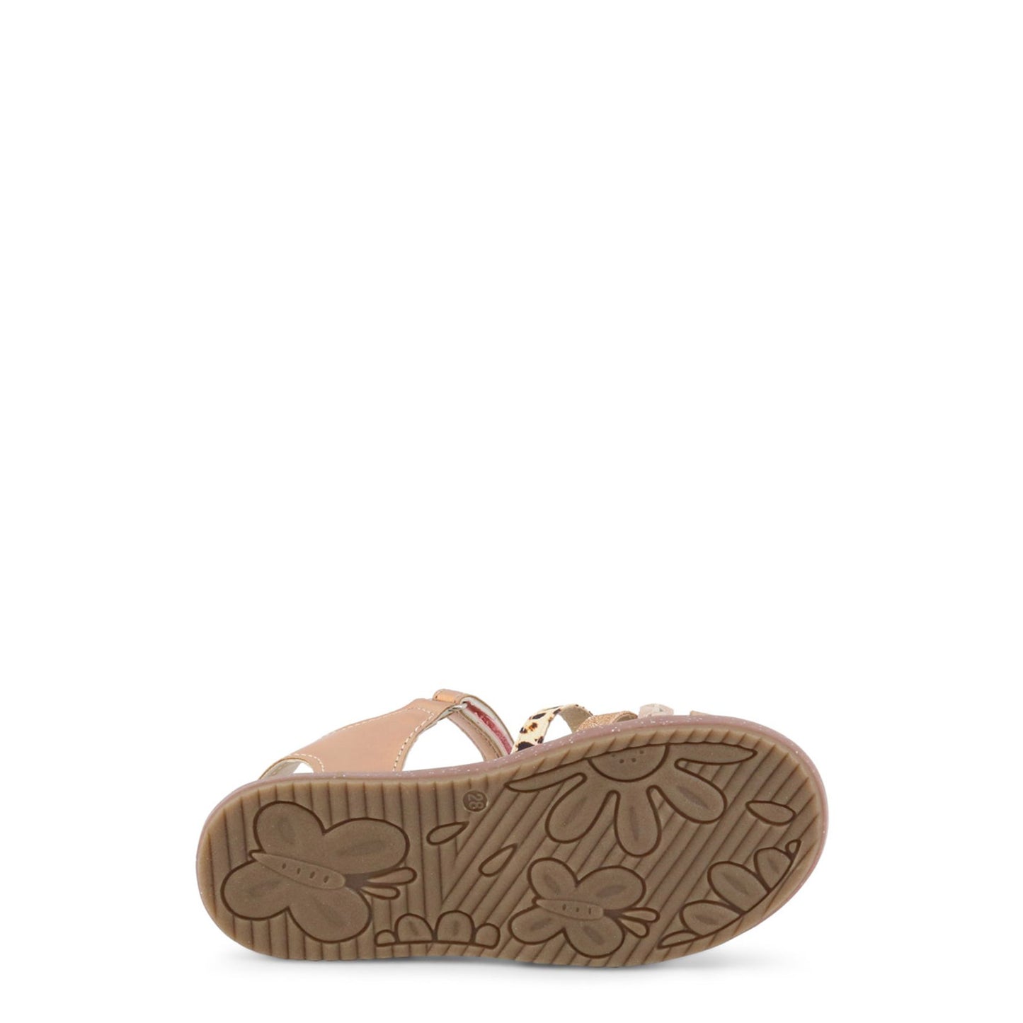 Sandali bambina nude con strappo