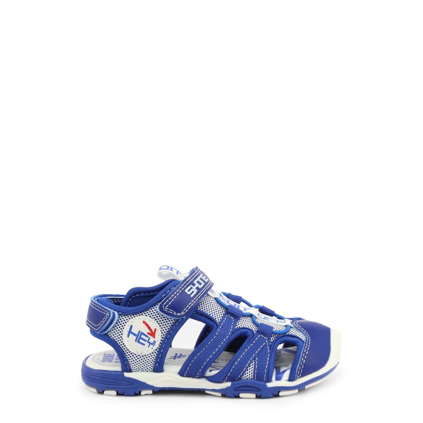 Sandali bambino blu con doppio strappo