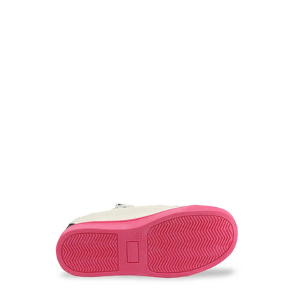 Scarpa sportiva bambina bianco con zip laterale e memory foam