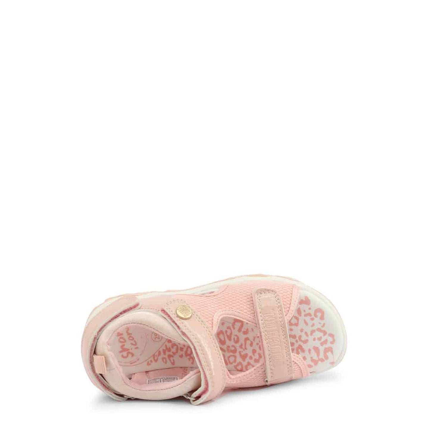 Sandali bambina rosa con velcro e glitter