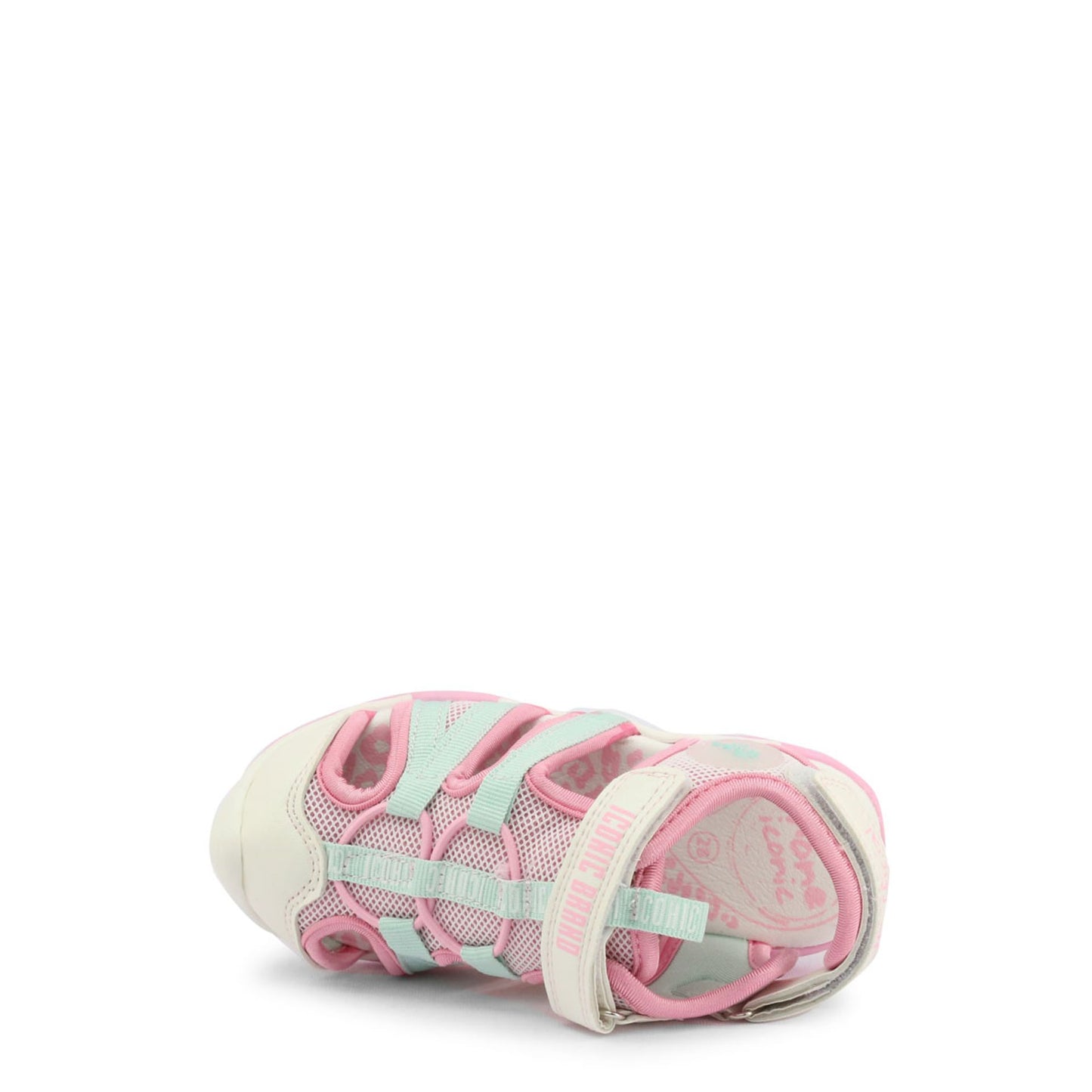 Sandali bambina con velcro e fascette elastiche